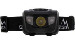 LED galvas lukturis Cattara, melns, 80 lm