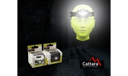 LED galvas lukturis Cattara, melns, 80 lm