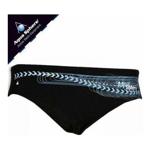Swimming Briefs Aqua Speed Kyoto, Size S, Black/Light Blue