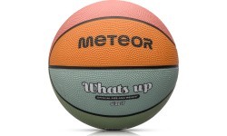 Баскетбольный мяч Meteor What's Up - Голубой/оранжевый
