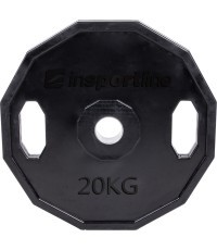 Gumijas pārklājums Olimpiskais svars 50mm inSPORTline Ruberton 20kg