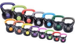 Vinila svaru bumba ar cementa pildījumu inSPORTline Vin-Bell Dark 4 kg