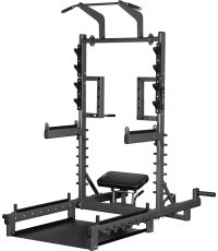 Komerciāls daudzfunkcionāls statīvs ar svarcelšanas un hip thrust platformu SMP01 HMS