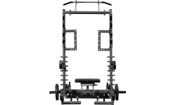 Komerciāls daudzfunkcionāls statīvs ar svarcelšanas un hip thrust platformu SMP01 HMS