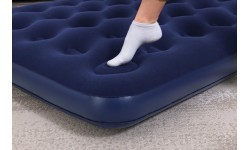 Velvet Mattress with Pump 191/137/28cm BESTWAY