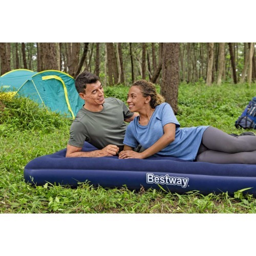 Piepūšams velūra matracis Bestway 191/137/22 cm