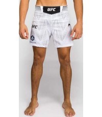 Men's UFC Zenith by Venum White Authentic Fight Night Short Fit Fight Short