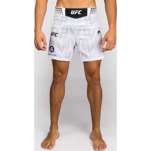Vīriešu UFC Zenith by Venum White Authentic Fight Night MMA šorti