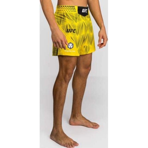 Vīriešu UFC Zenith by Venum dzelteni Authentic Fight Night MMA šorti