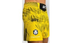 Men's UFC Zenith by Venum Yellow Authentic Fight Night Short Fit Fight Short