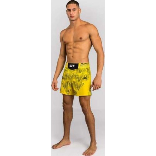 Vīriešu UFC Zenith by Venum dzelteni Authentic Fight Night MMA šorti