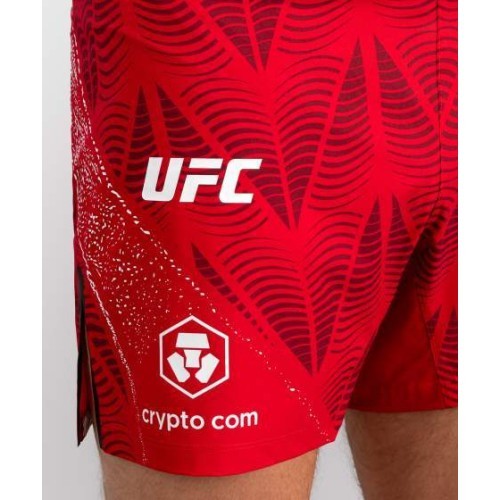 Men's UFC Zenith by Venum Red Authentic Fight Night Short Fit Fight Short