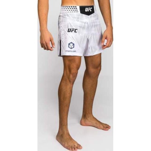 Vīriešu UFC Zenith by Venum White Authentic Fight Night MMA šorti
