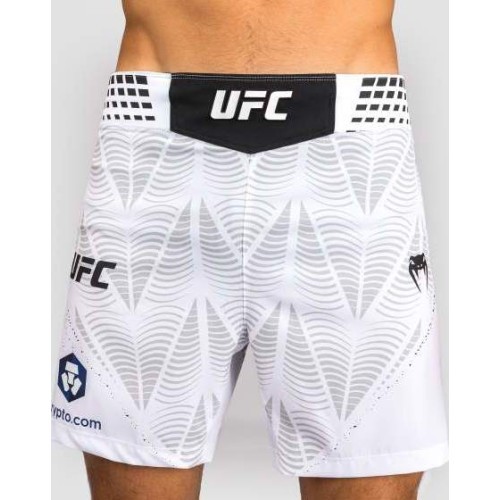 Vīriešu UFC Zenith by Venum White Authentic Fight Night MMA šorti