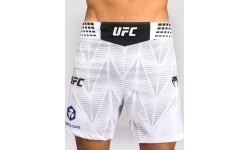 Vīriešu UFC Zenith by Venum White Authentic Fight Night MMA šorti
