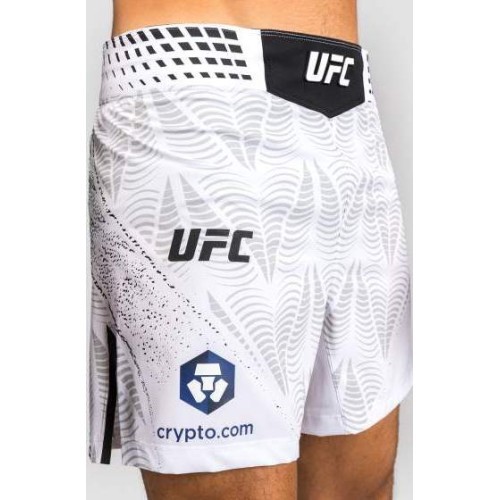 Vīriešu UFC Zenith by Venum White Authentic Fight Night MMA šorti