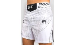 Vīriešu UFC Zenith by Venum White Authentic Fight Night MMA šorti