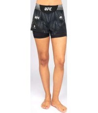 Women's UFC Zenith by Venum Black Authentic Short Fit Fight Short