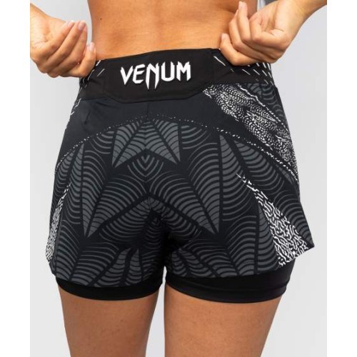 Women's UFC Zenith by Venum Black Authentic Short Fit Fight Short