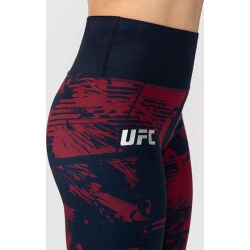Sieviešu legingi UFC Zenith by Venum Authentic Fight Week, bordo