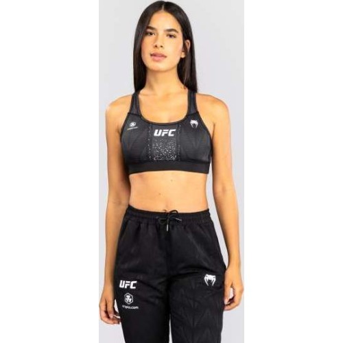 Sieviešu sporta krūšturis UFC Zenith by Venum Authentic Fight Night, melns