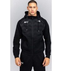 Мужская толстовка с капюшоном на молнии UFC Zenith by Venum Replica, чёрная