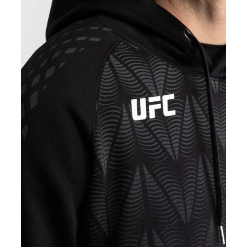 Vīriešu UFC Zenith by Venum Replica melns džemperis ar kapuci
