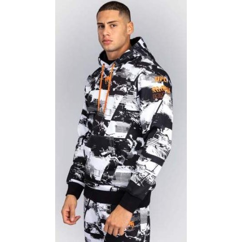 Men's UFC Zenith by Venum White Authentic Fight Week Pullover Hoodie