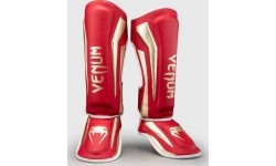 Защита голени Venum Elite, красная