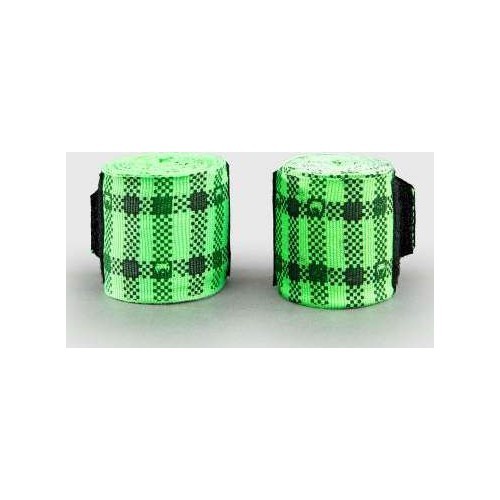 Боксёрские бинты Venum Tartan – неоновый зелёный