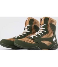Venum Contender Boxing Shoes - Military Green/Sand