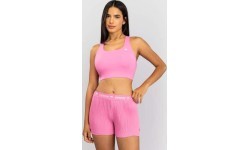 Venum Essential X Women's Sports Bra - Candy Pink