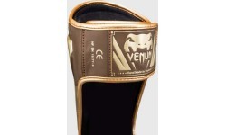 Venum Elite Shin Guards - Dark Brown