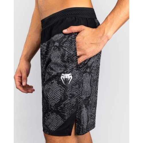 Venum G-Fit Scales Training Shorts - Black/ Charcoal Grey