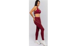 Женские легинсы Venum Adrenaline, бордовый/розовый