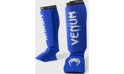 Защита голени Venum Kontact – королевский синий / серебристый
