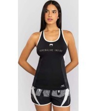 Venum Adrenaline sieviešu tanktops Dry Tech, melns/ziloņkaula