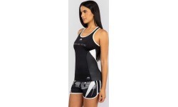 Женская майка Venum Adrenaline Dry Tech, черный/слоновая кость