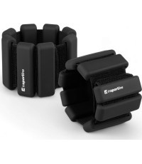 Ankle & Wrist Weights inSPORTline Brace 2 x 1 kg - Black