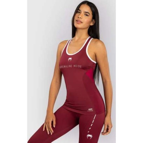 Женская майка Venum Adrenaline Dry Tech Tank Top, бордовый/розовый