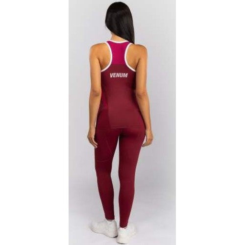 Женская майка Venum Adrenaline Dry Tech Tank Top, бордовый/розовый