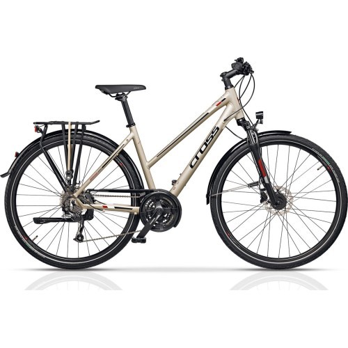 CROSS Travel Trek 28" pilsētas velosipēds, izmērs 17" (44cm), šampanieša