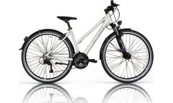 CROSS TRX SL4 Lady 28" 21 скорость, размер рамы 19" (48 см), белый