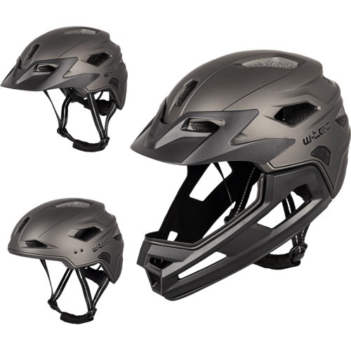 Bērnu nobrauciena ķivere W-TEC Estreito - Magic Matt Black