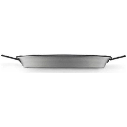 Paella pan polished steel 22 cm