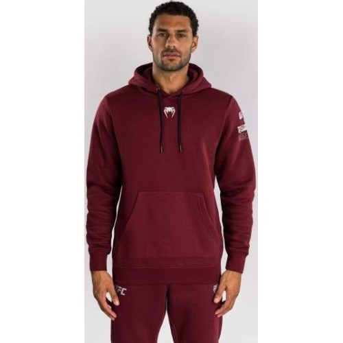 Мужская худи UFC Zenith by Venum Burgundy Authentic Fight Week
