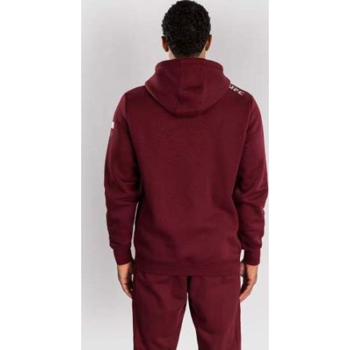Мужская худи UFC Zenith by Venum Burgundy Authentic Fight Week