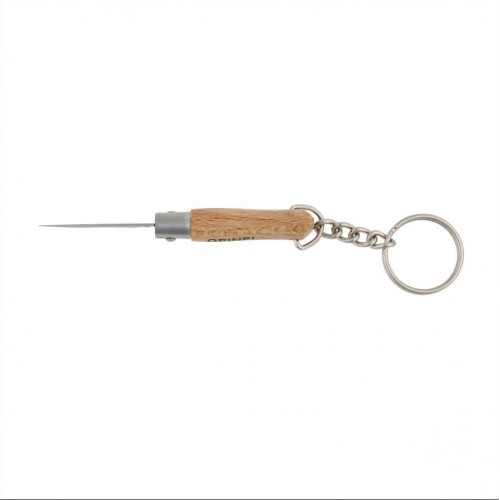 Opinel pocket knife No.2 Beech handle with key ring