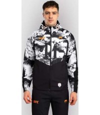 Vīriešu UFC Zenith by Venum balts Authentic Fight Week jaka ar rāvējslēdzēju