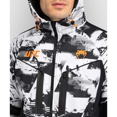 Men's UFC Zenith by Venum White Authentic Fight Week Zip Hoodie